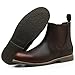 SL-Saint Men's Handmade Classic Chelsea Boots Genuine Cowhide Slip On Fashion Casual (DarkBrown Leather, Adult, Men, 12, Numeric, US Footwear Size System, Medium)