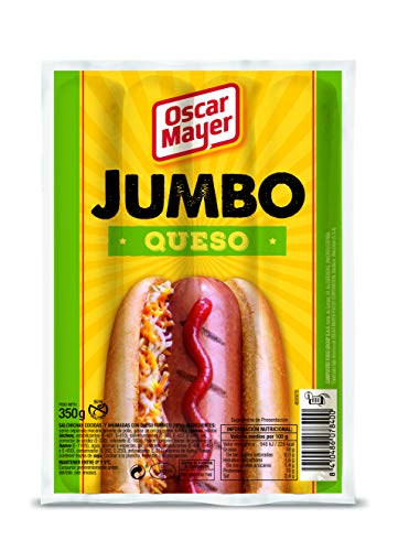 Oscar Mayer - Salchichas Jumbo con Queso, 350g
