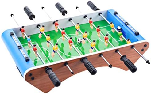 Portable 20in Soccer Foosball Table with 2 Balls for Home,Game Room,Blue