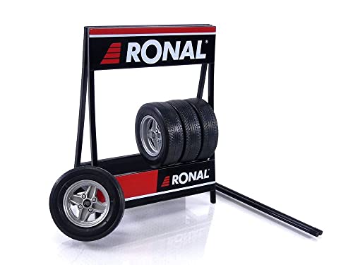 Ixo - Miniatuurauto uit de collectie, 18SET008W, zwart/rood/wit