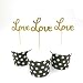 Hemarty 24pcs Gold Love Cupcake Topper Valentine's Day Decoration Birthday Wedding Party Decoration