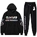 Bangtan Boys Hoodie Love Yourself Sweater Suga Jimin Jung Kook Jhope Sweatshirt Pants 2pc Set Black