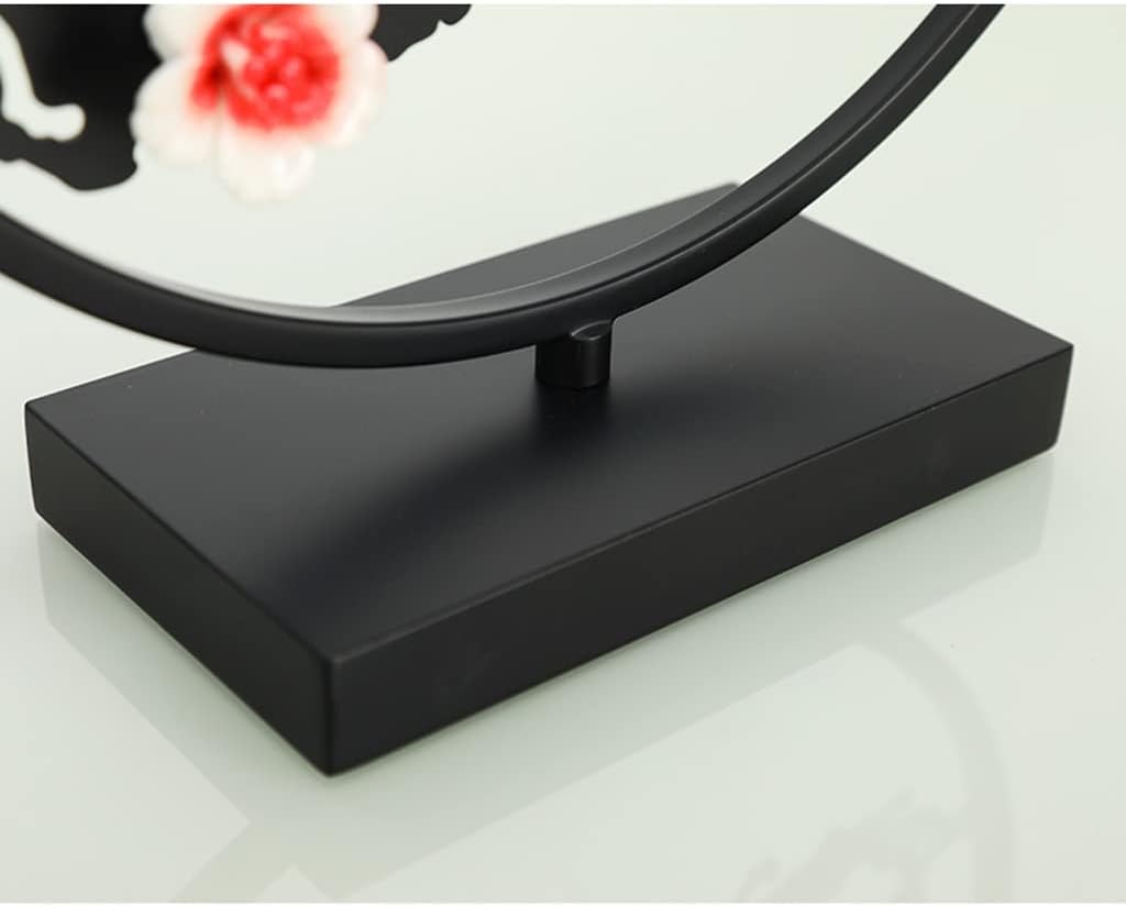 Table Clock Classical Chinese Desk Clock Desktop Fashion Plum Blossom Decoration Mute Clock Home Creative Ornaments Clocks Clock Desktop Clocks