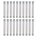 TEOYALL Sewing Clips Measurement Ruler Set of 20 Stainless Steel Hemming Clips Marking Sewing Project Quilting Supplies (20 Pieces)