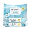 The Honest Company Fragrance-Free Sanitizing Alcohol Wipes, Antibacterial with Aloe, Kills 99% of Germs, 150 Count