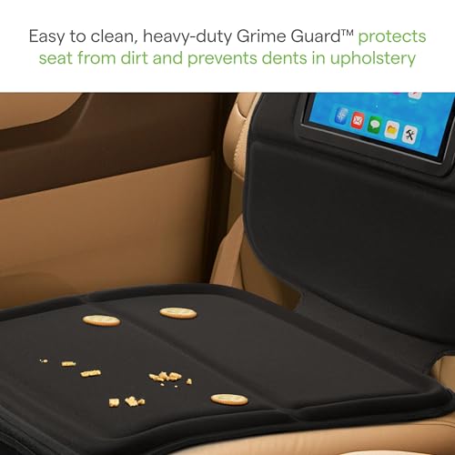 Image of Munchkin Car Seat Cover with Tablet Holder for Under Baby Car Seats and Toddler Booster Seats, Elite Seat Guardian Protector, Rear and Forward Facing, Dark Grey