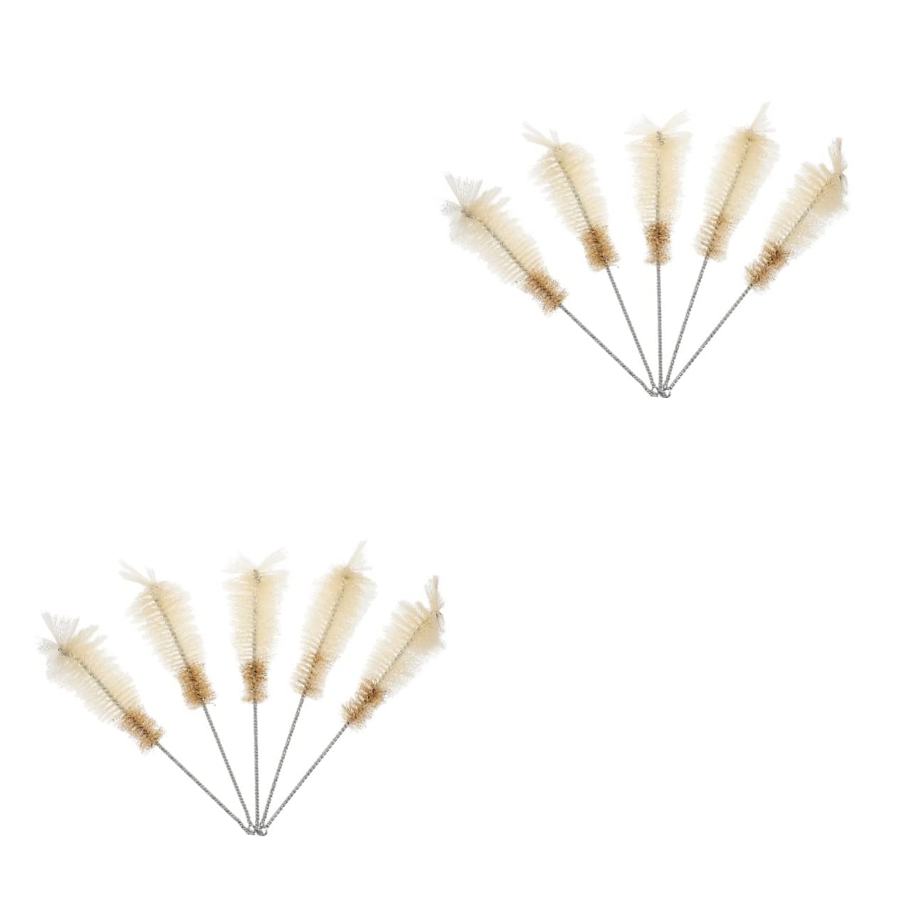 ULTECHNOVO 10 Piezas Cepillo Para Matraces Erlenmeyer Limpieza Erlenmeyer Cepillo De Limpieza De Tubos De Laboratorio Cepillo Para Matraces De Laboratorio Botella Nailon Vidrio Pincel