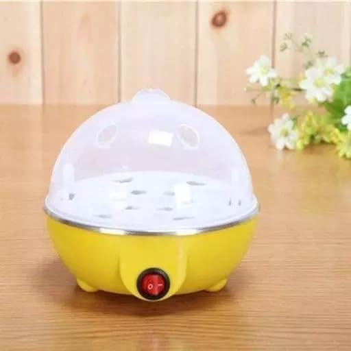J-This Electric Egg Boiler Cooker | 7-Egg Capacity | 3 Boiling Modes - Soft, Medium, Hard | Automatic Shut-Off | BPA-Free Egg Cooker for Poached, Scrambled Eggs | Measuring Cup Included (Yellow)-image-48