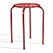 dar Living Daisy Metal Stool, Red (2-Pack)