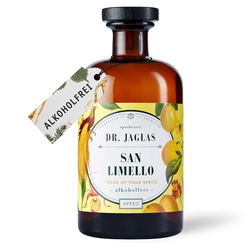 Dr. Jaglas San Limello - Zitronenlikör Limoncello alkoholfrei – alkoholfreier Aperitif aus Berlin ideal für Drinks &...