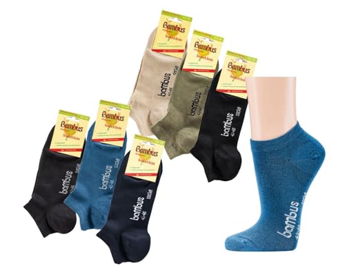 Calcetines de bambú unisex sin costura antibacterianos en pack de 6 a 12