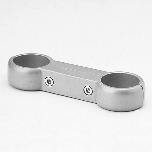 Auspuffschelle 52 Mm Auspuffschelle Klemmen 2 Stück Auspuff Rohrverbinder Doppelschelle | 56mm X 125mm | Verzinkt | Für Kfz Kfz Ersatzteil Rohrverbinder Schelle