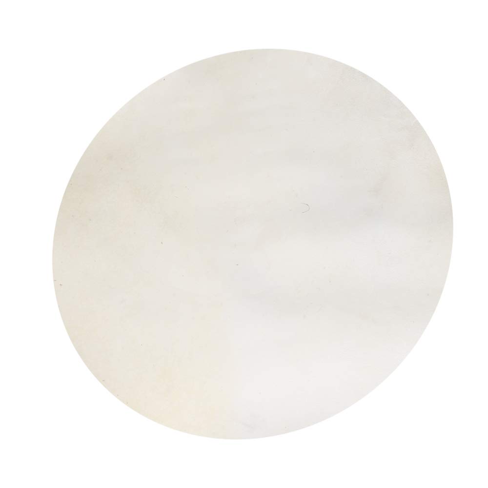Yibuy Testa di fusto sottile per fusti bongo e fusti sciamani, diametro 45 cm, colore: beige