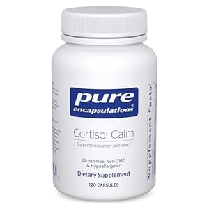 Pure Encapsulations Cortisol Calm – Supports Cortisol Health & Relaxation – Contains Ashwagandha & L-Theanine – Restful Sleep – 120 Capsules