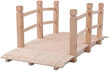 Garden Bridge,150 x 67 x 56cm(L x W x H Little Bridge Cute Decorative Bridge Beautiful Outdoor Decor Mini Bridge for Backyard, Decorative Pond Bridge