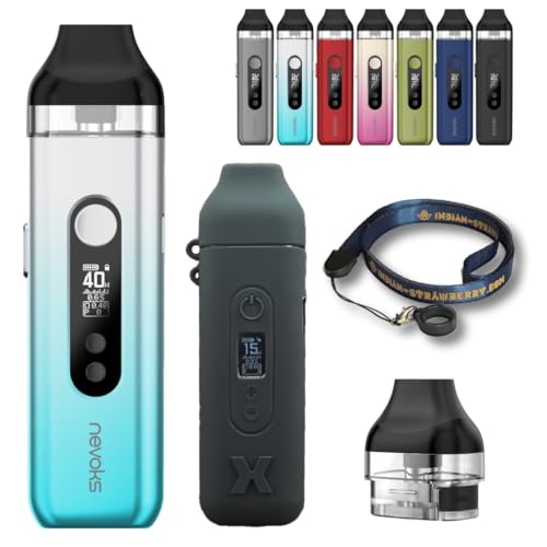 Nevoks Feelin X Pod Kit 1600mAh + \POD1 + Indian StrawberrylbNXgbvVRP[XZbg (I[Vu[iP[Xtj)