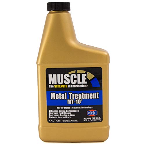 Muscle Metal Treatment MT-10, 16 Fluid Ounces, Anti-Friction Oil Additive