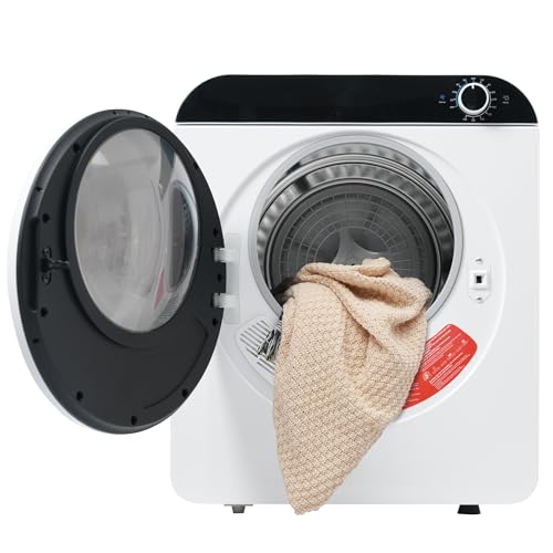 Abgastrockner Wäschetrockner 3kg (4,5kg), 830W, 4 Programme, Kühlphase, Kunststoff Türabdeckung, Überhitzungsschutz, Wandmontierbar, Energieklasse G, Weiß