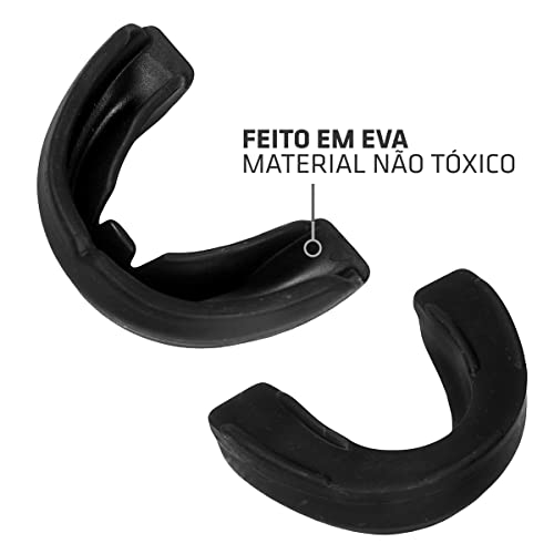 Muvin Protetor Bucal Profissional – Moldável – Com Estojo – Proteção - Lutas – Esportes de Contato -