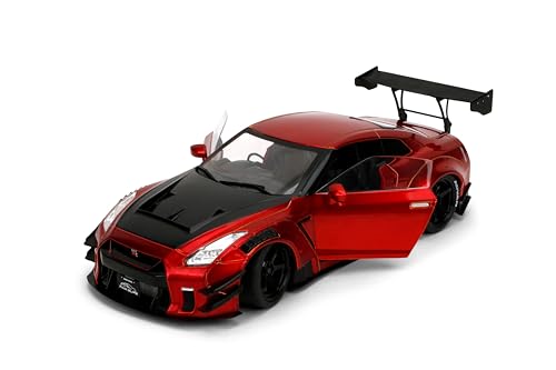 Image of Jada Pink Slips Nissan GT-R (R35) with Liberty Walk Body Kit 2.0 1 /18th Scale Die-Cast car