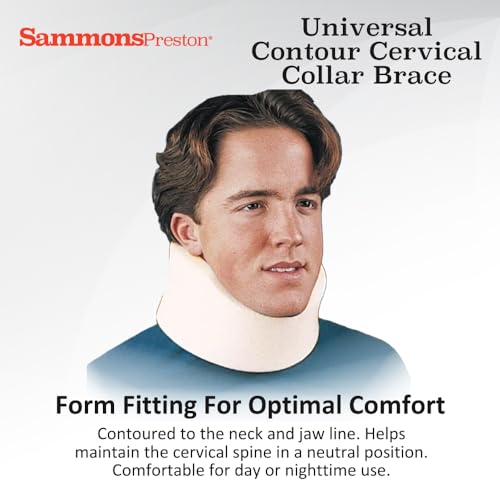 Sammons Preston 66280 Universal Contour Cervical Brace, Adjustable Hook And Loop Closure, For Neck Strain thumb #2