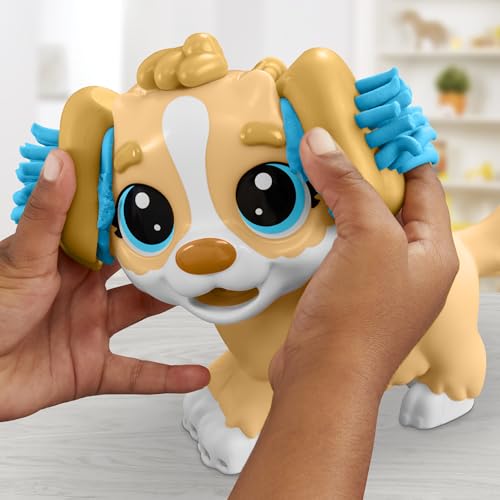 Play-Doh Coffret Le Cabinet Vétérinaire, Mallette Transportable avec Chien, 10 Outils et 5 Pots de Pâte à Modeler Atoxique, Jouet Créatif pour Enfants dès 3 Ans