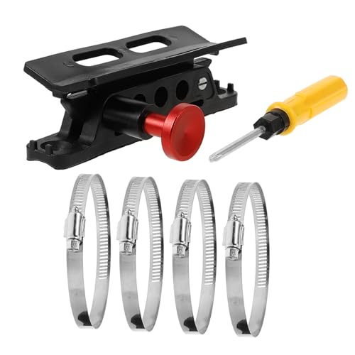 TINEASUR Supporto Per Estintore Regolabile Staffa Di Montaggio Per Estintore Per Auto Realizzata in Di Alluminio e Materiali Plastici Design Compatto e Installazione Facile