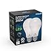 Great Eagle Lighting Corporation Super Bright LED Light Bulb 150W-200W Equivalent Dimmable 5000K Daylight UL Listed (2-Pack)