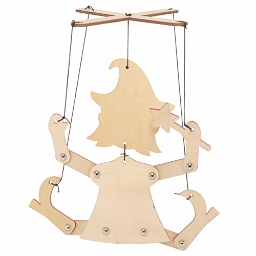 Baker Ross FE686 Marionetta in Legno Strega