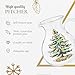 Spode Christmas Tree Glass Pitcher with Handle - Festive Holiday Beverage Server, Seasonal Drinkware for Entertaining, 6 Pint Capacity, Classic Glass Serveware - Celebrate Christmas Traditions