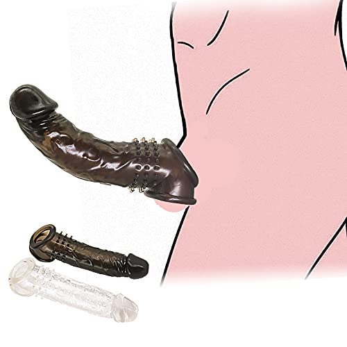 Siliconen penismanchetten penishoes penishoes met clitorisstimulatie ter vertraging ejaculatie sm seksspeelgoed penis… - Afbeelding 3