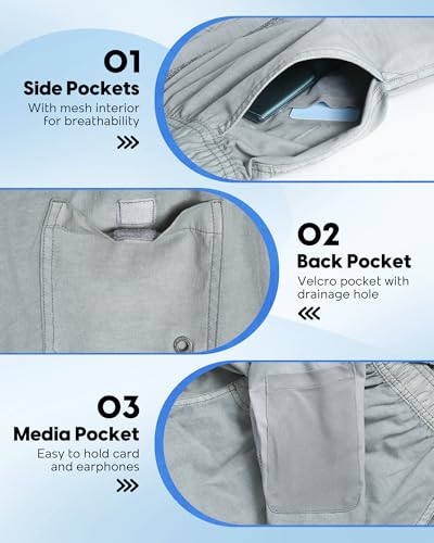 Image of maamgic Men's 5 inch Inseam Shorts Pull-On Relaxed Fit Comfort Stretch Short Shorts with Pocket