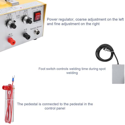 Kit de soldador portátil de joyas, tecnología Pulse Sparkle para soldadura de oro, plata y platino, solución permanente para hacer joyas