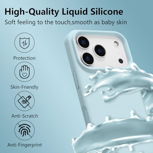 Coque iPhone 17 Pro Max MagSafe silicone pour usage quotidien