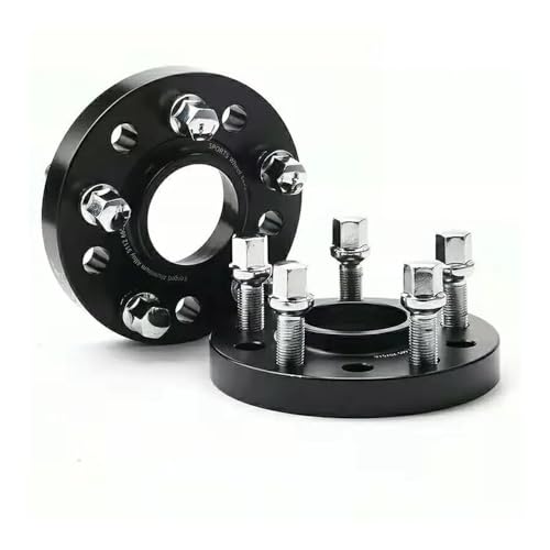 Élargisseur de voie 5x112 en aluminium de 66.6 mm pour voiture avec boulons M14x1.25