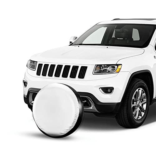 Image of Delerain Blue Hibiscus Flowers Spare Tire Covers for RV Jeep Trailer SUV Truck and Many Vehicle, Wheel Covers Sun Protector Waterproof (16 Inch for Diameter 29 inch-31 inch)