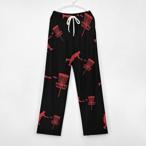 Disc Golf Icon Basket Pajamas for Adult Bottoms Lounge Pants Sleepwear Loungewear with Elastic Waistband Unisex4