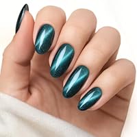 Amazon | COLORBIRD ネイルチップ ショート 24枚 青 ネイル 付け