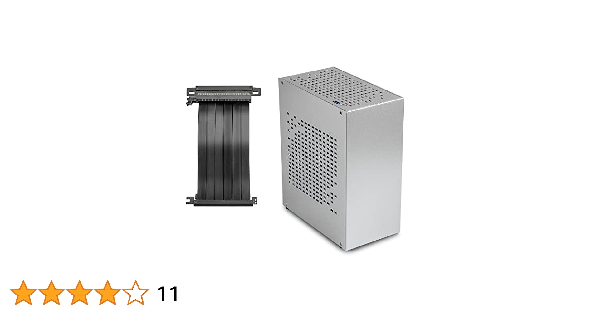 Amazon.co.jp: アルミ製ミニITXケース、PCIeライザー付き