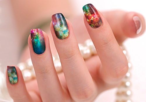 Nail Polish Art Strips 18 Wraps Decal DIY Manicure Pedicure Flowe...