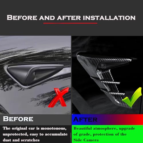 Model Y Rear Camera Protector Tesla Model Y HW4.0 Side Camera Protection Cover - Essential for Owners