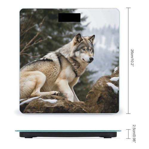 Báscula digital de baño precisa con vidrio templado 400 lb miniatura 2