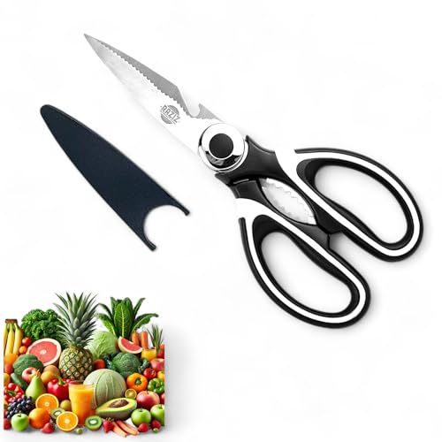 RAZIZ Kitchen Shears – Stainless Scissors, Heavy-Duty & Multiuse