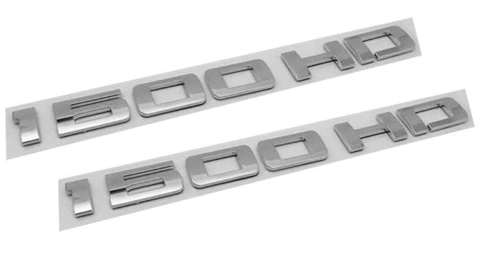 Placas de identificación Aimoll 1500HD cromadas para Gm Silverado 4