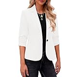 【Caractéristiques】- Ce blazer à revers a une coupe ample, ce qui le rend flatteur pour la plupart des types de corps. Les boutons du blazer peuvent être déboutonnés ou boutonnés selon votre préférence de port ; il y a des poches des deux côtés de la veste pour ranger divers petits objets.