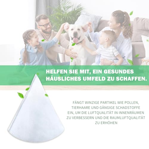 20 Stück Kegelfilter DN 125, G4 Filter Lüftungsanlag, Kegelfilter, Länge 180 mm Filtermatten für lüftungsanlagen, Geeignet für alle Arten von Lüftungssystemen im Haus