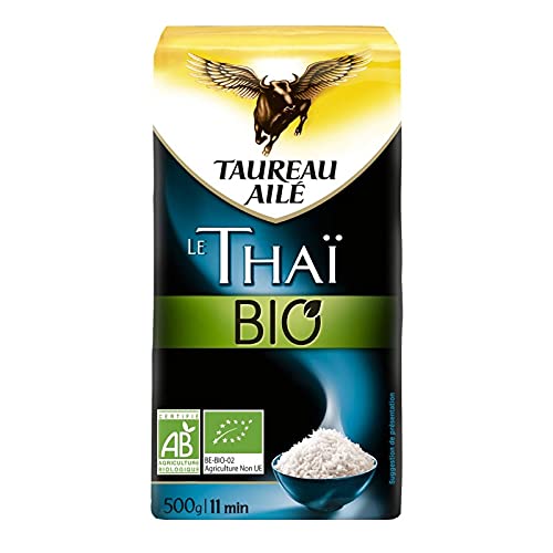 TAUREAU AILE - Riz Thaï Bio 500G - Trois Articles