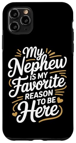 �f�ꂳ�񂨂����� I'm Just Here For My Nephew �X�}�z�P�[�X iPhone 11 Pro Max �p