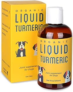Kangaroo Dogs Organic Turmeric Curcumin Dog Joint Supplement - Liquid for Faster