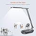 TaoTronics LED Desk Lamp, Eye-caring Table Lamps, Dimmable Office Lamp with 5V/2A USB Port, 5 Color Modes, Adjustable Brightness, Touch Control, Timer, Night Light